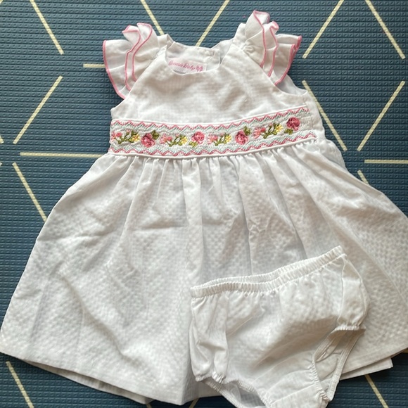 Bonnie Baby and Cat & Jack girl dresses size 12/18 month - Picture 4 of 7